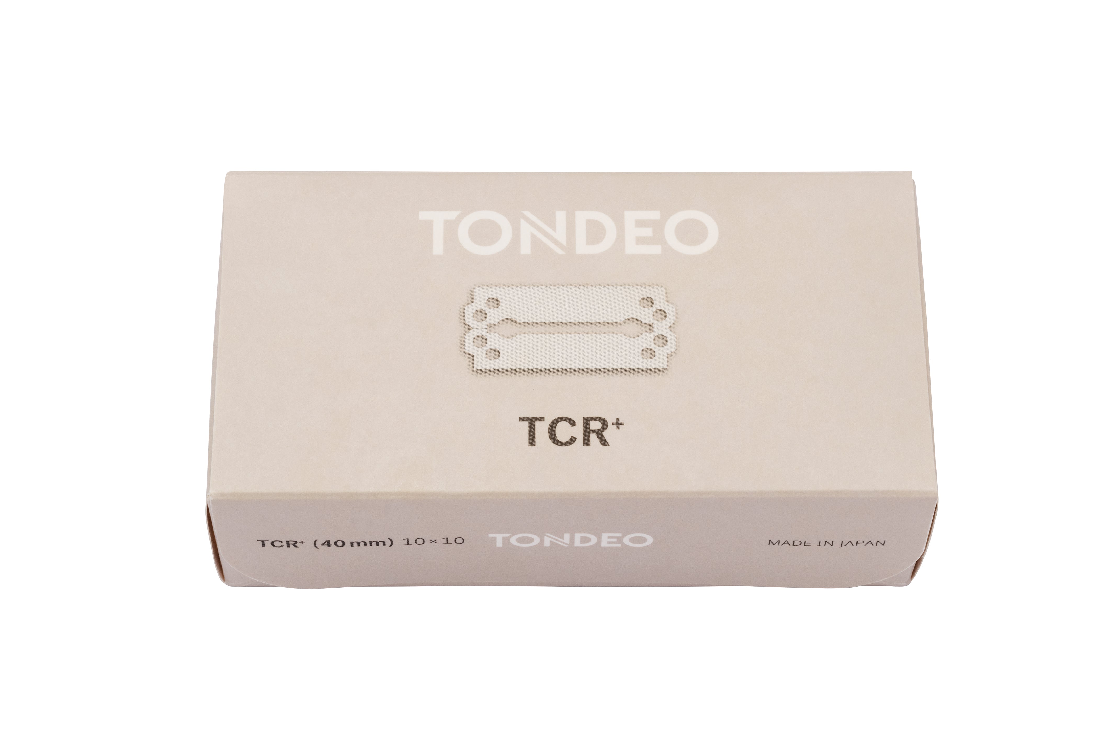 Verpackung Tondeo TCR+ Klingen.