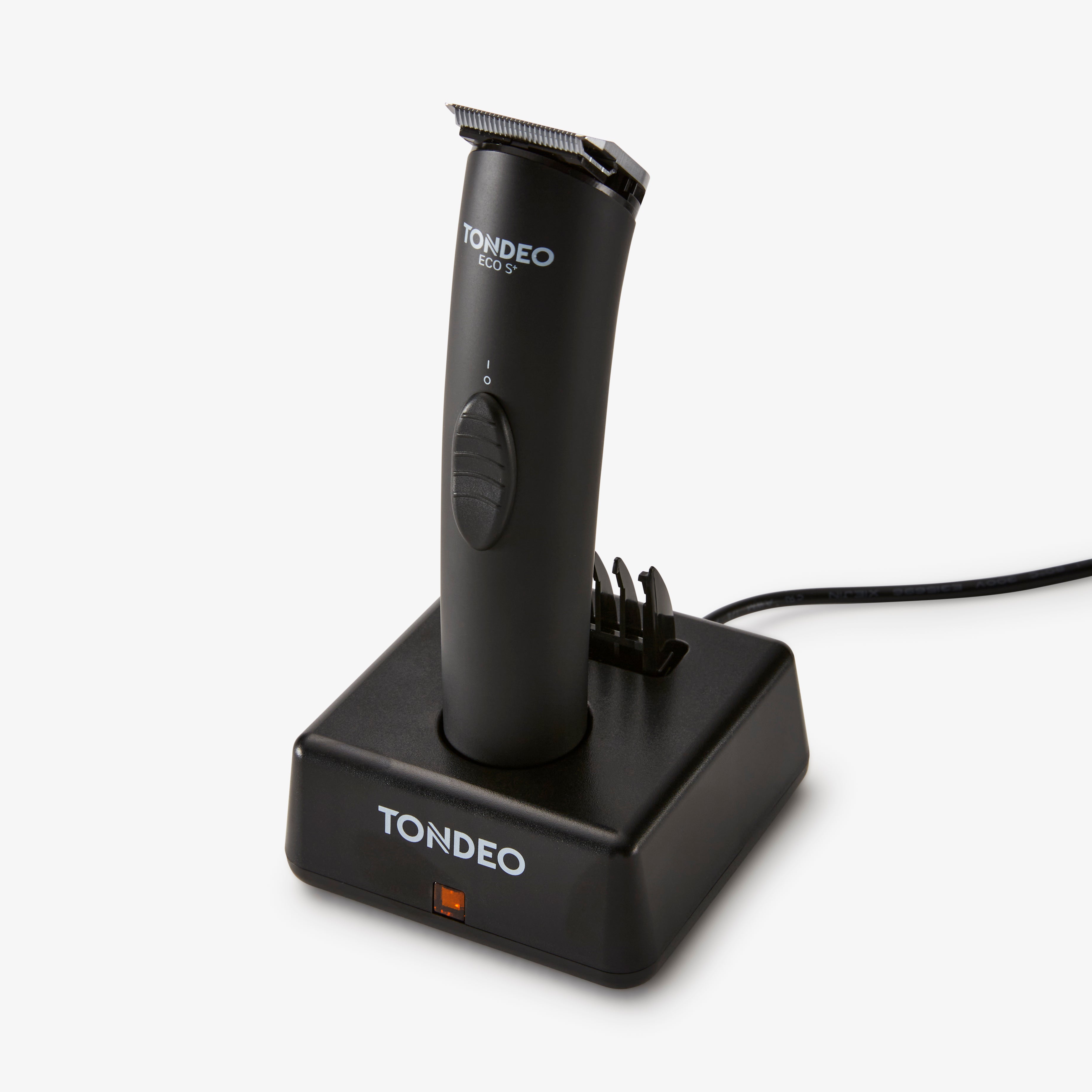 TONDEO Eco-S Plus Black Haarschneidemaschine – professionelle, kabellose Profi-Clipper mit langlebigem Akku, ergonomischem Design und starker Schneideleistung für Barber & Friseur