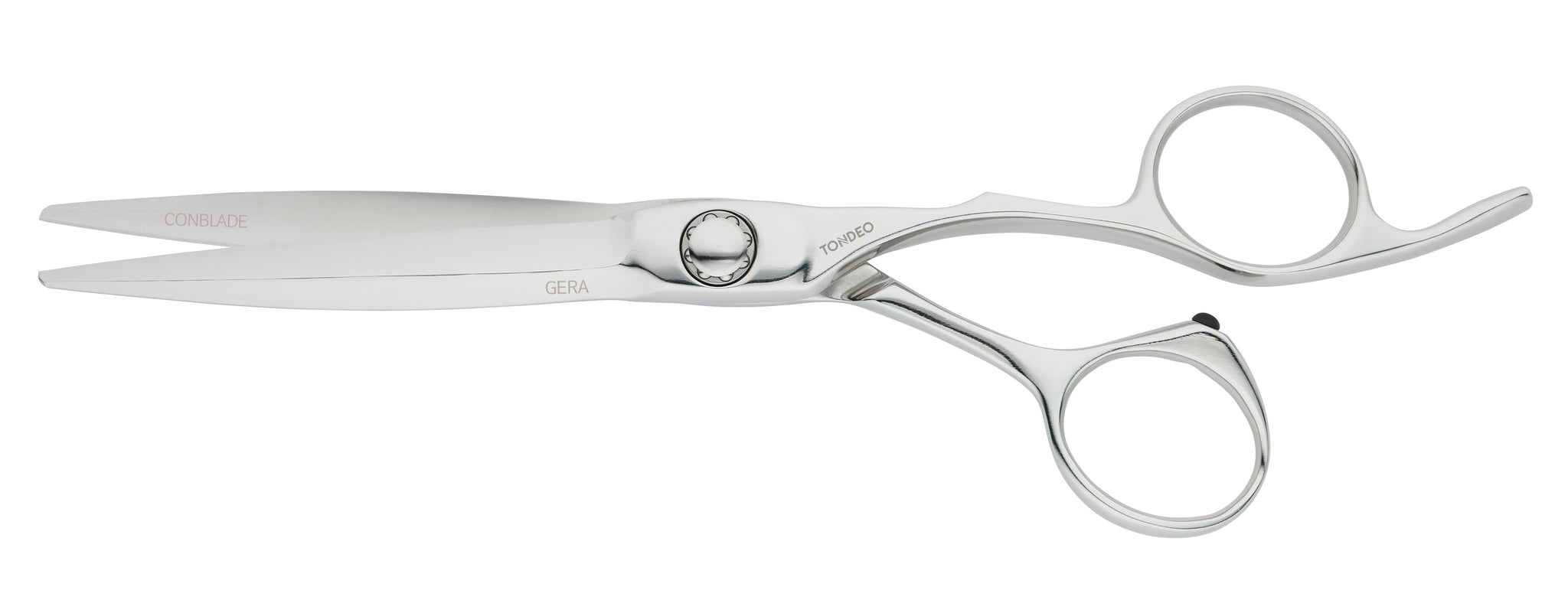 Friseurschere mit ergonomischem Design.