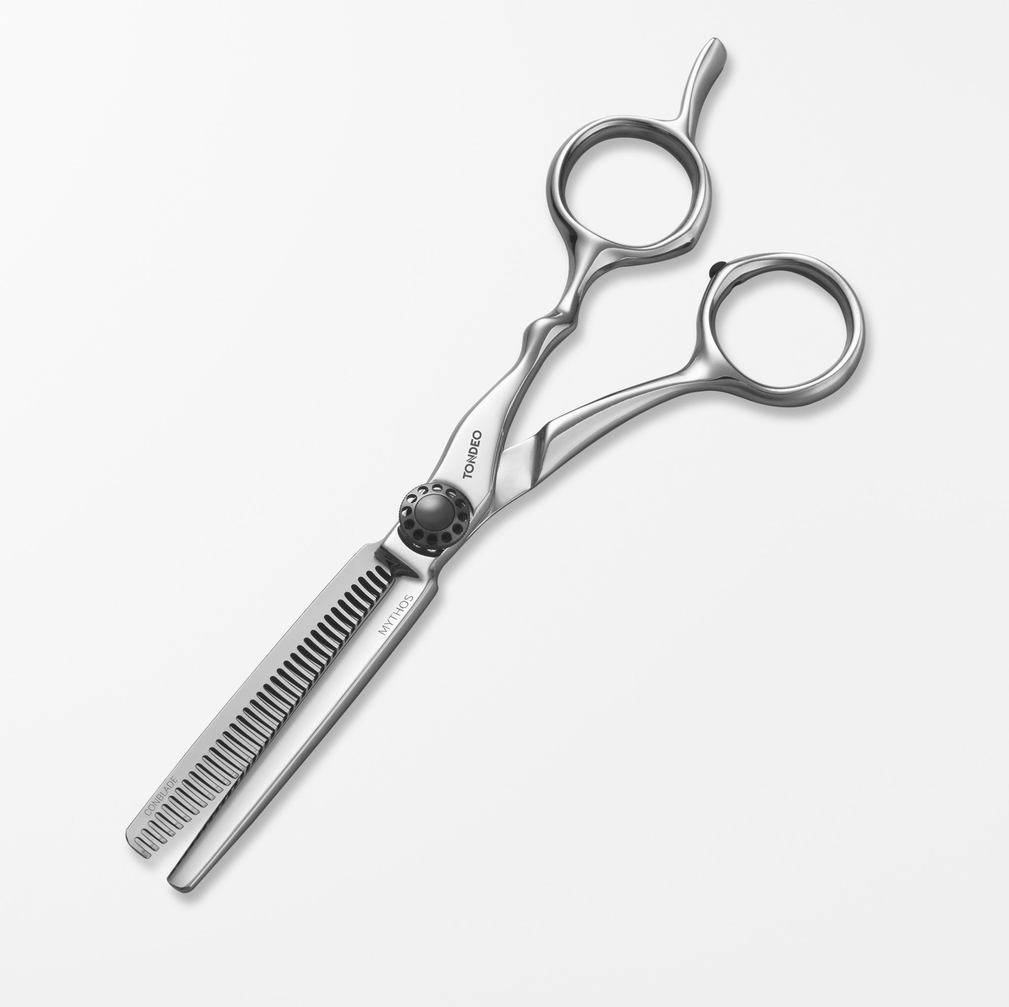 TONDEO MYTHOS WAVE 36, silber, Made in Solingen, Premium-Friseurschere, Effilierschere, Modellierschere