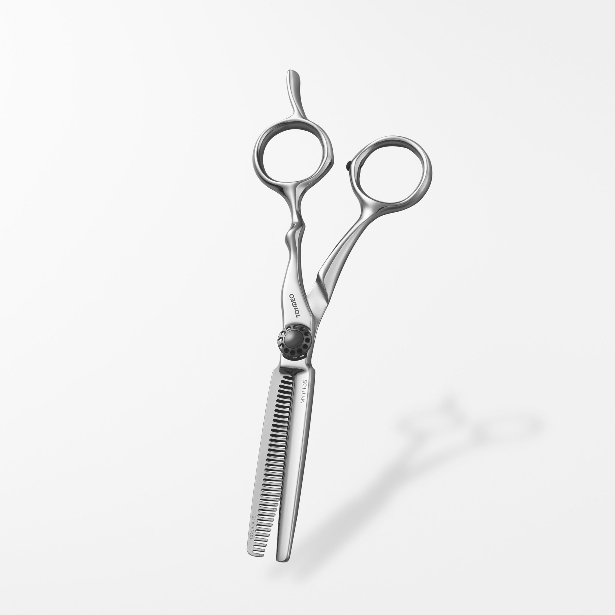 TONDEO MYTHOS WAVE 36, silber, Made in Solingen, Premium-Friseurschere, Effilierschere, Modellierschere
