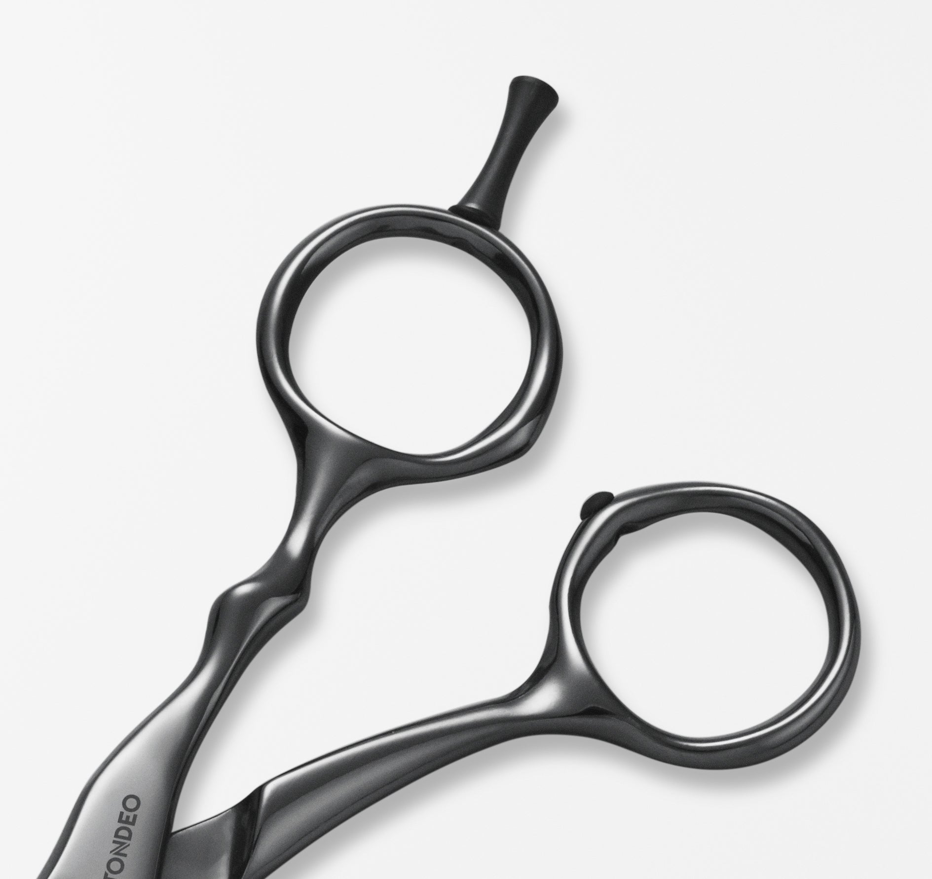 TONDEO MYTHOS WAVE 36, black Made in Solingen, Premium-Friseurschere, Effilierschere, Modellierschere