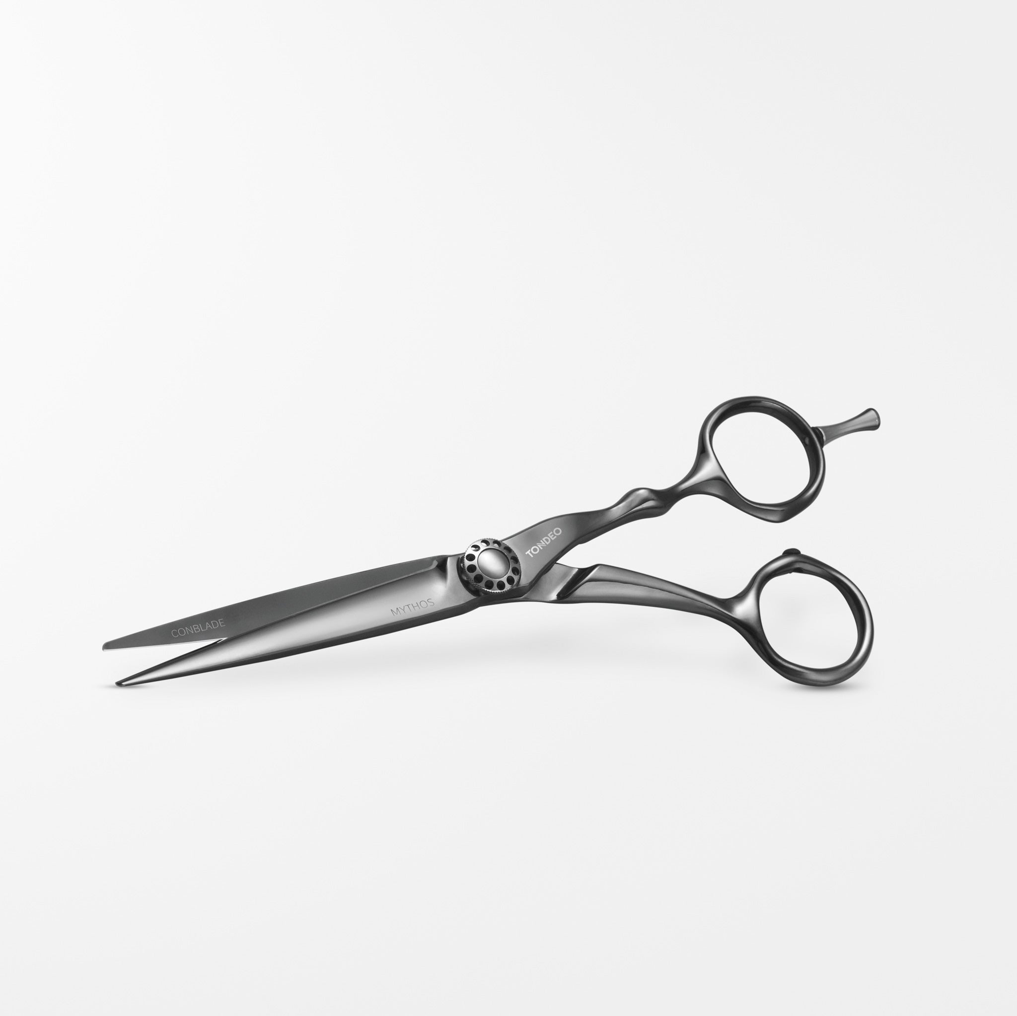 TONDEO Solingen Mythos Black Blattschere Premium Friseurschere, silber, Made in Solingen, Conblade Technologie