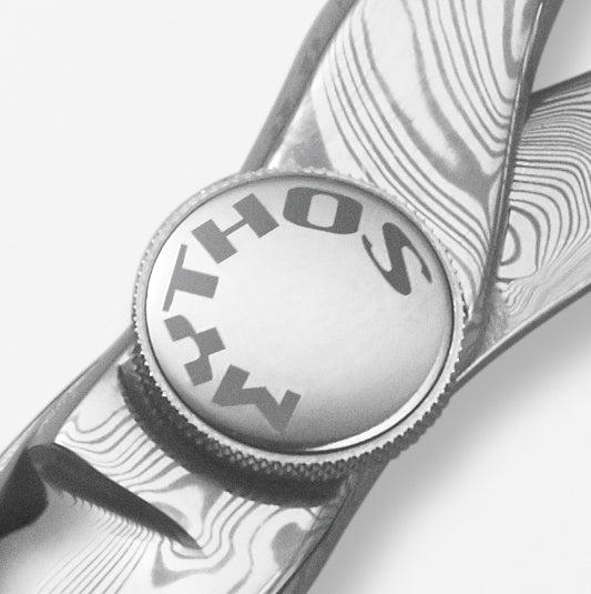 TONDEO Solingen Mythos Damast Friseurschere, Made in Solingen, Damszener Stahl