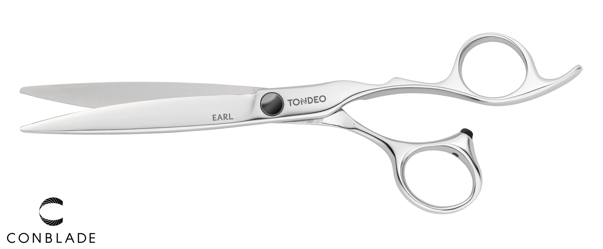Hochwertige Friseurschere mit Logo.