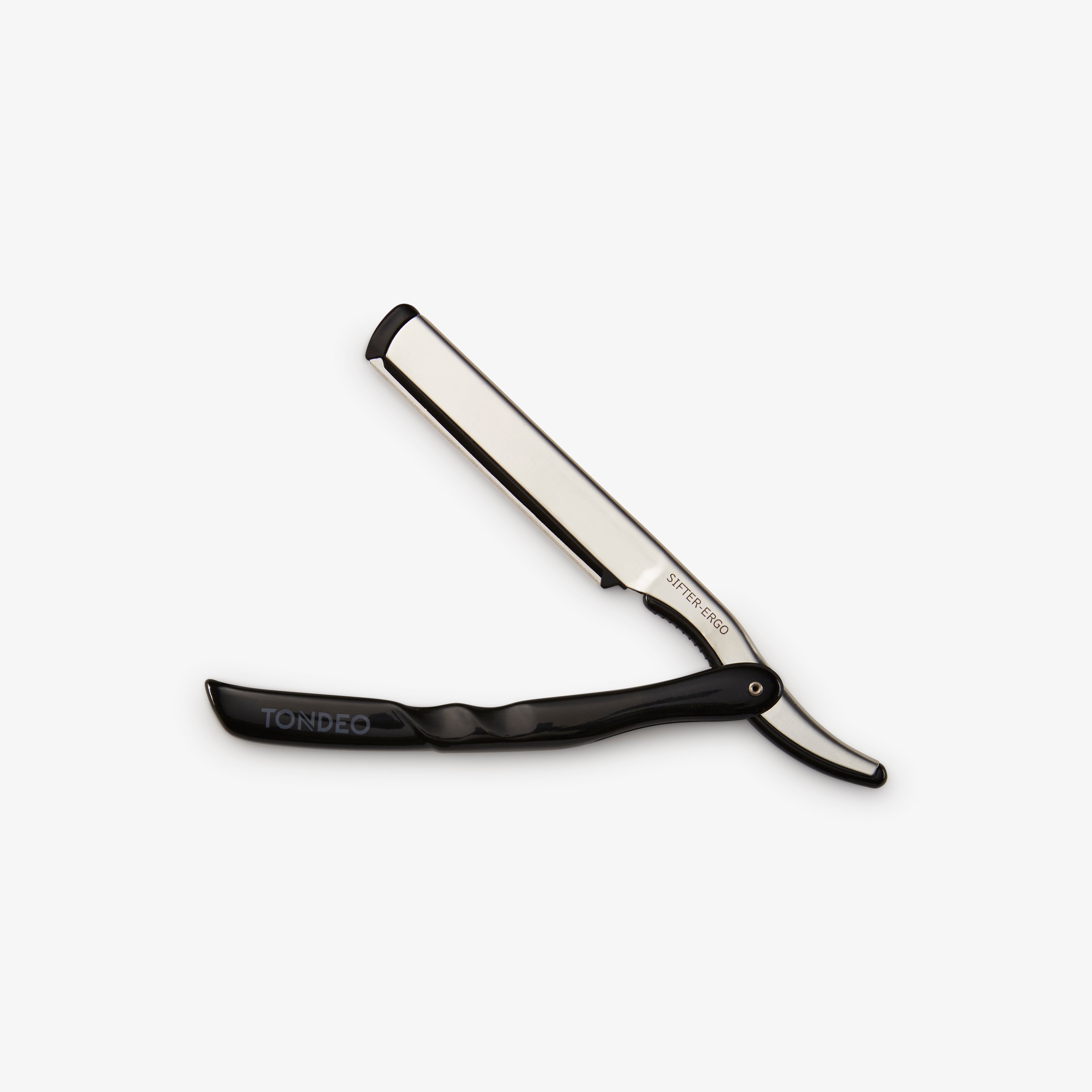 TONDEO Sifter Ergo Rasiermesser – Profi Rasiermesser aus Solingen für Barber & Friseur mit ergonomischem Griff und scharfer Klinge.