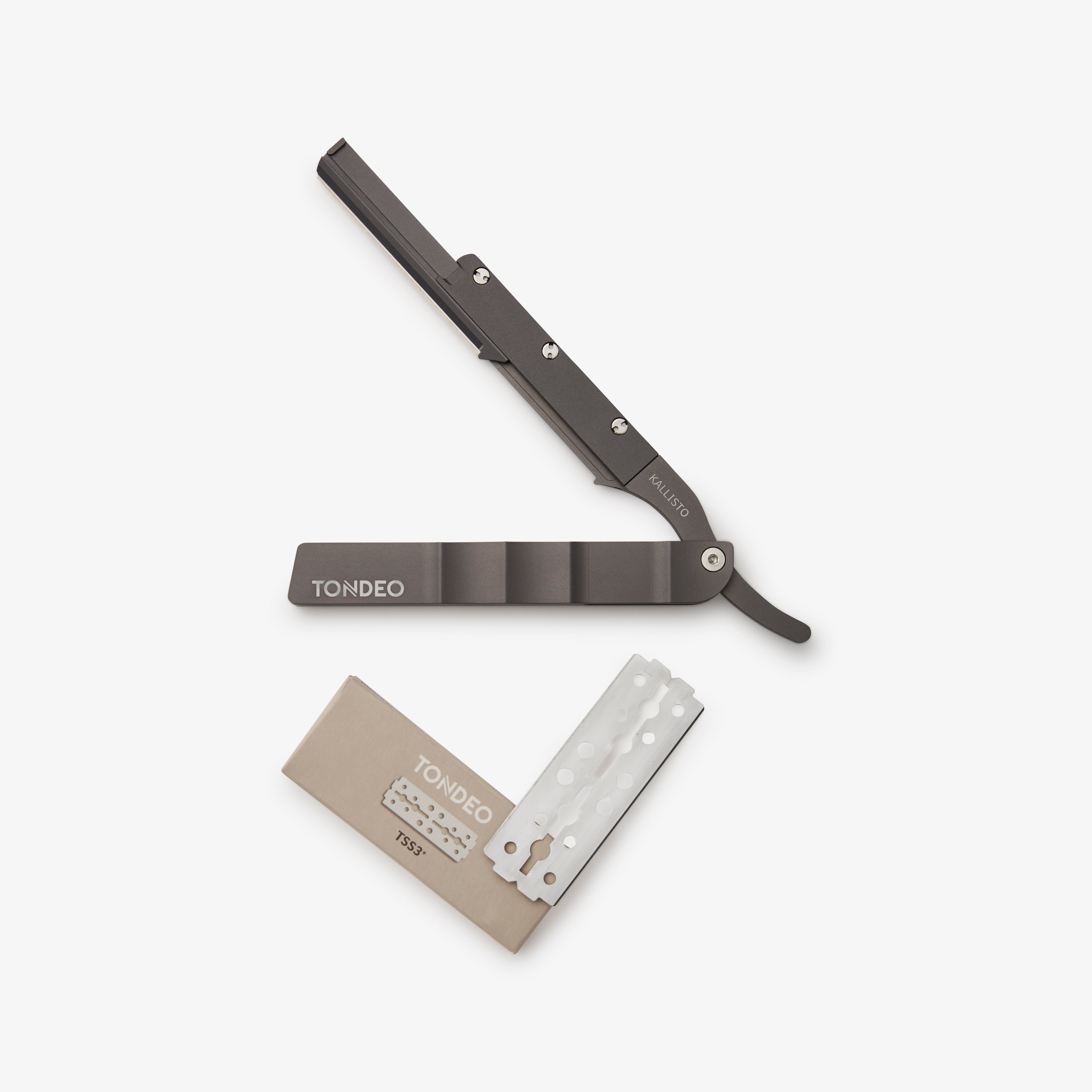 TONDEO Kallisto Rasiermesser – hochwertiges Profi-Rasiermesser aus Solingen für Friseur und Barber, mit ergonomischem Griff, extrem scharfer Klinge und langlebiger Verarbeitung für präzise Rasur mit Wechselklinge.