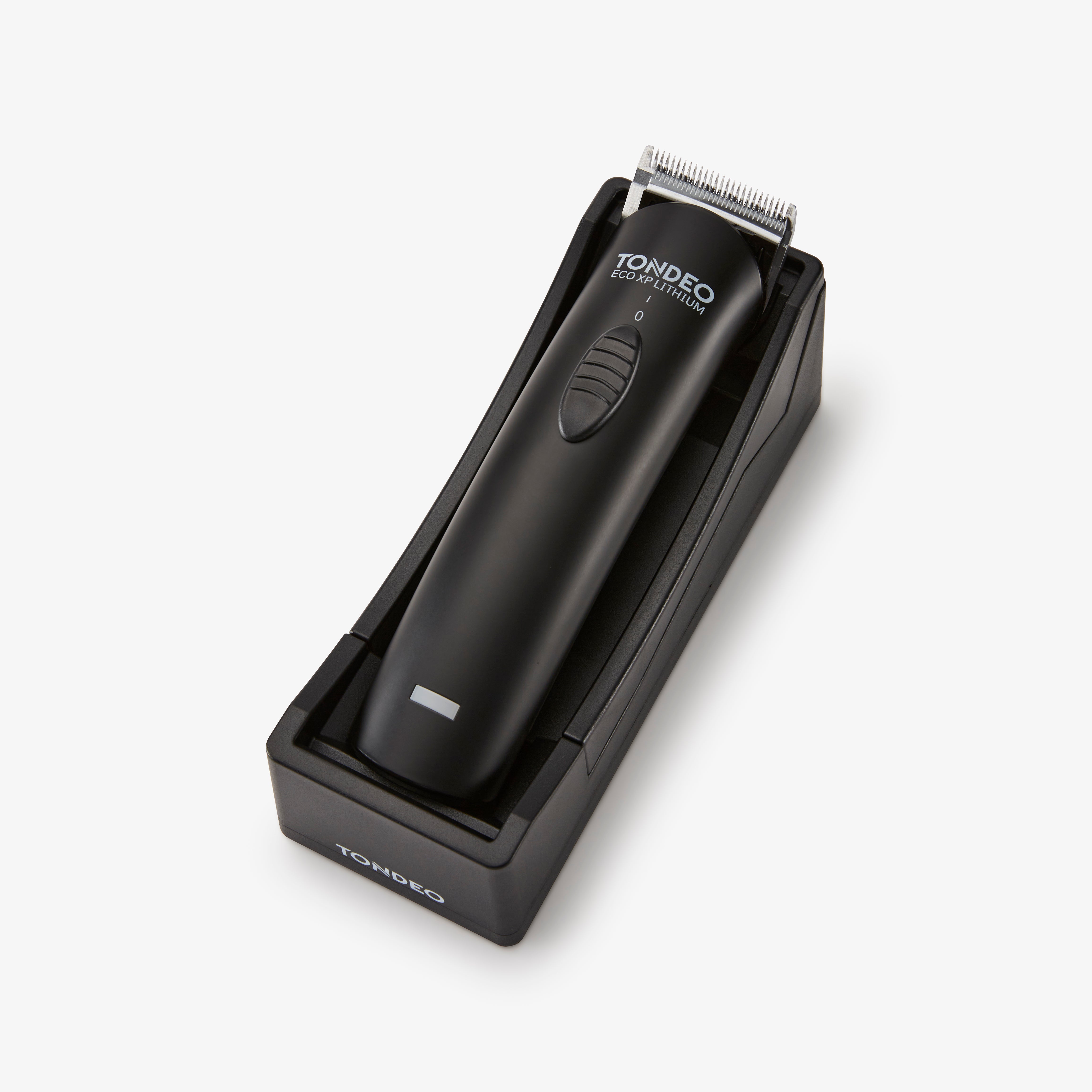TONDEO Eco-XP Lithium schwarz Haarschneidemaschine – professionelle, kabellose Clipper mit Lithium-Akku für Barber und Friseur, ergonomisch, langlebig und leistungsstark.