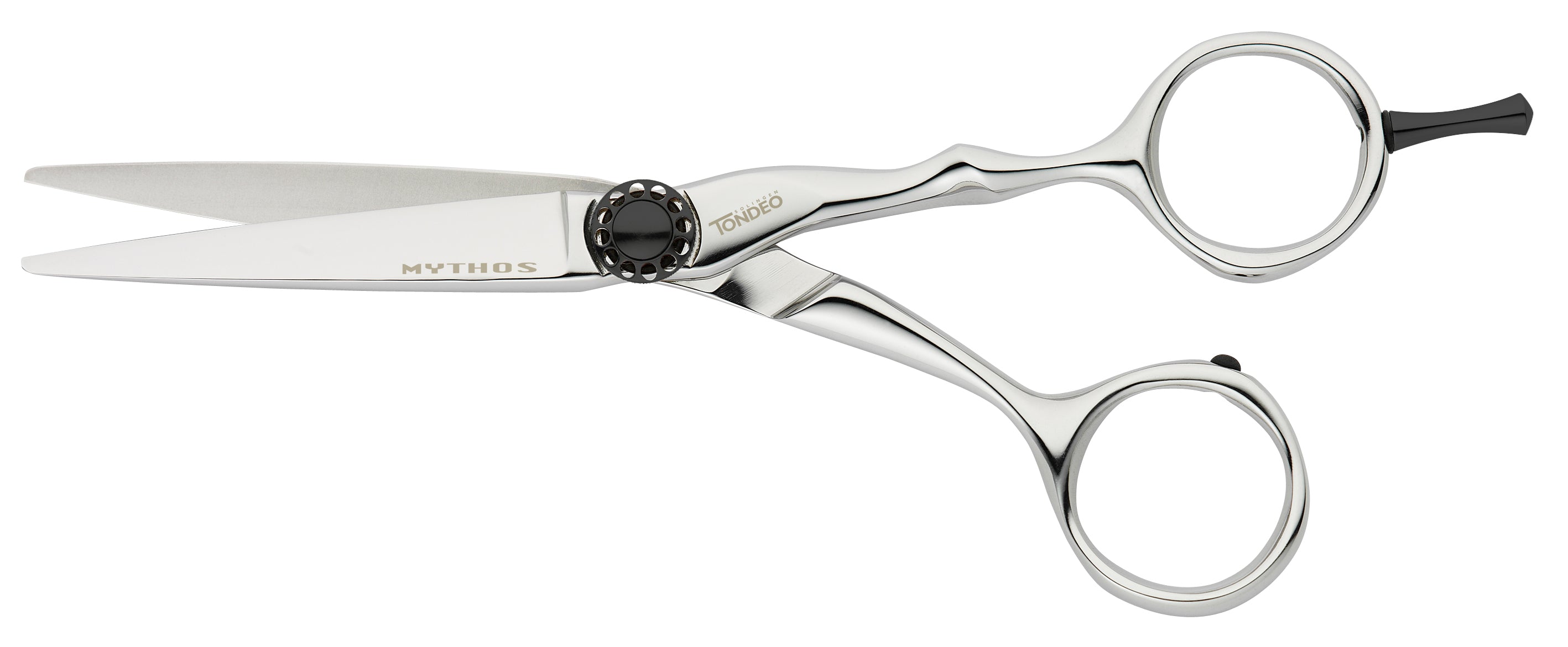 Professionelle Friseurschere aus Metall.
