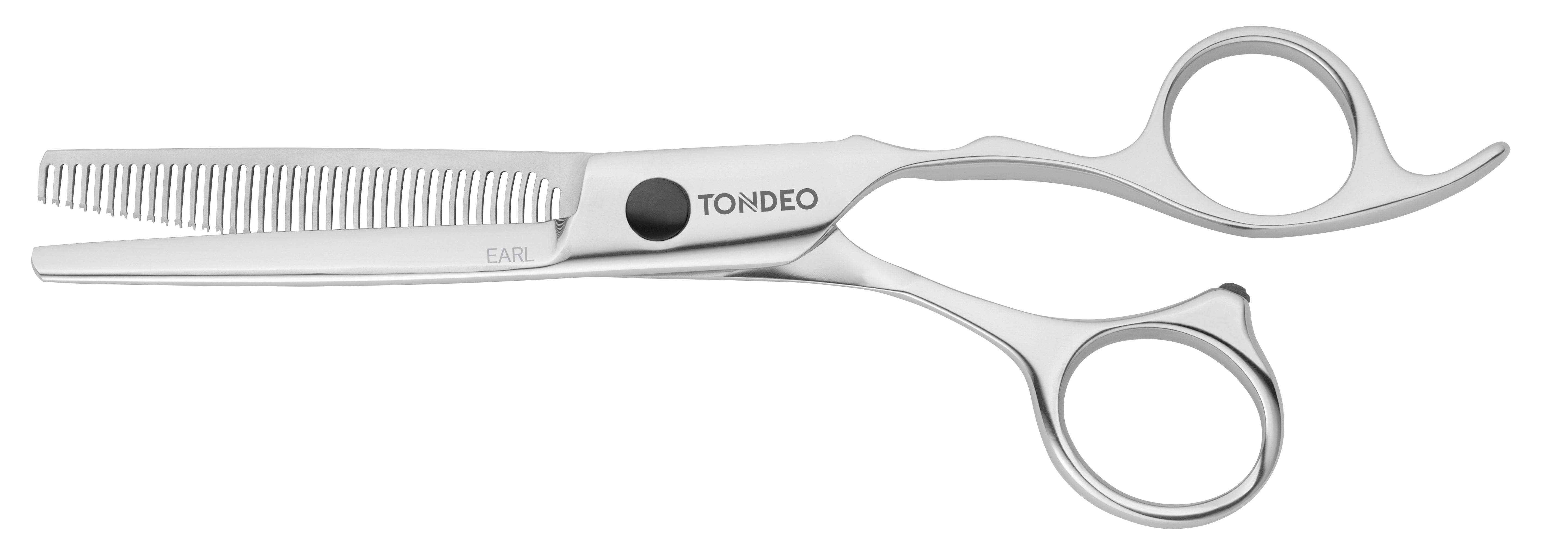 Professionelle Friseurschere mit Zahnung.