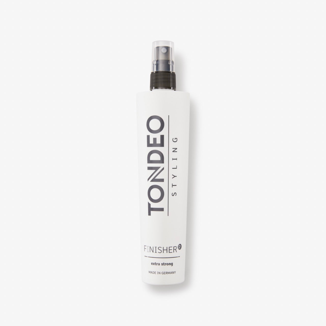TONDEO Finisher 2 Haarspray – stark haltendes, treibgasfreies Styling-Spray mit Panthenol und UV-Schutz, für witterungsbeständigen Halt, natürlichen Sitz und schnelles Fixieren bei allen Stylingtechniken