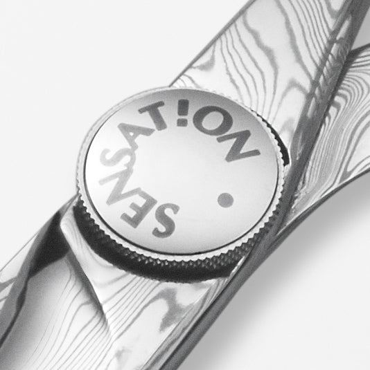 TONDEO Solingen Sensation Damast Friseurschere, Made in Solingen, Damaszener Stahl