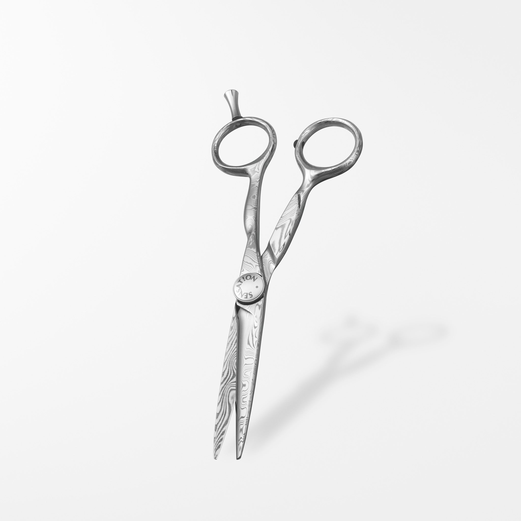 TONDEO Solingen Sensation Damast Friseurschere, Made in Solingen, Damaszener Stahl